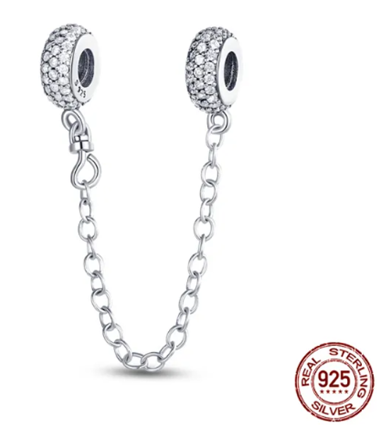 Crystal Silver Chain The LuvGluv TLG 